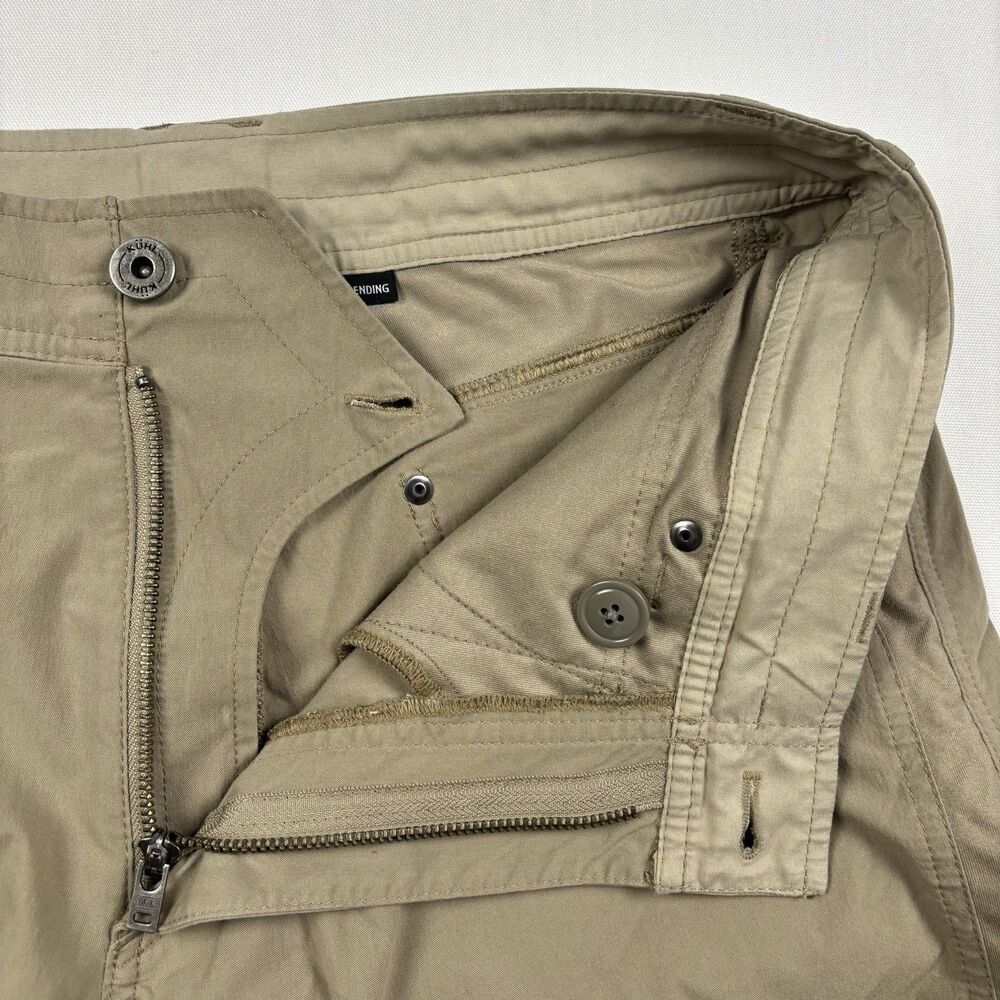 Kuhl Shorts Mens 32 Radikl Dark Khaki Hiking Outdoor Cargo 8" Inseam 5068S - Picture 5 of 12